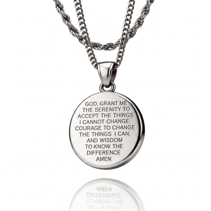 Virgin Mary Quarter Necklace