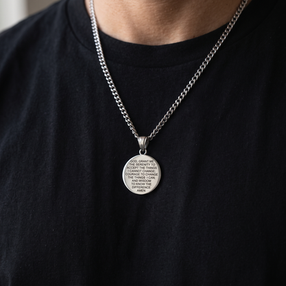 Virgin Mary Quarter Necklace