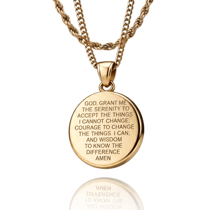 Virgin Mary Quarter Necklace