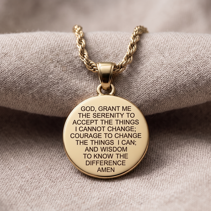 Virgin Mary Quarter Necklace
