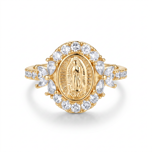 Virgin Mary Ring — Gold